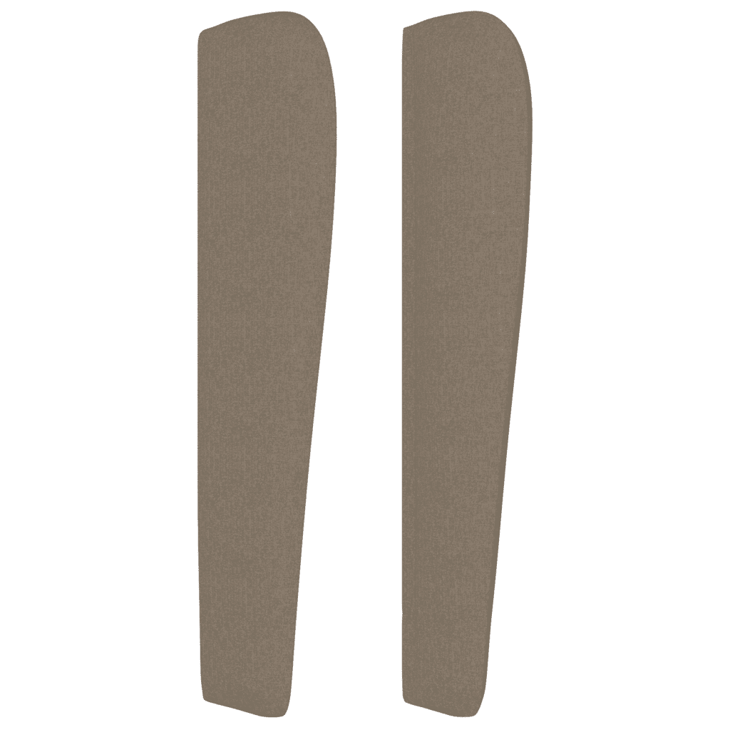 Giroletto a Molle con Materasso Tortora 90x190 cm in Tessuto