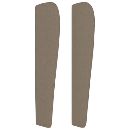 Giroletto a Molle con Materasso Tortora 90x190 cm in Tessuto