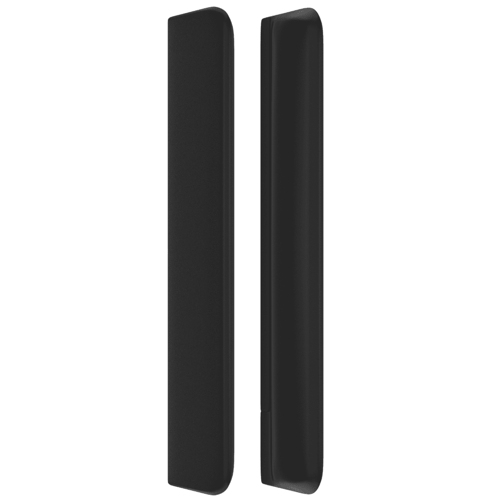 Giroletto a Molle con Materasso Nero 140x200 cm in Similpelle
