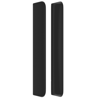 Giroletto a Molle con Materasso Nero 140x200 cm in Similpelle