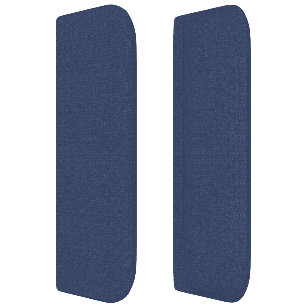 Giroletto a Molle con Materasso Blu 180x200 cm in Tessuto