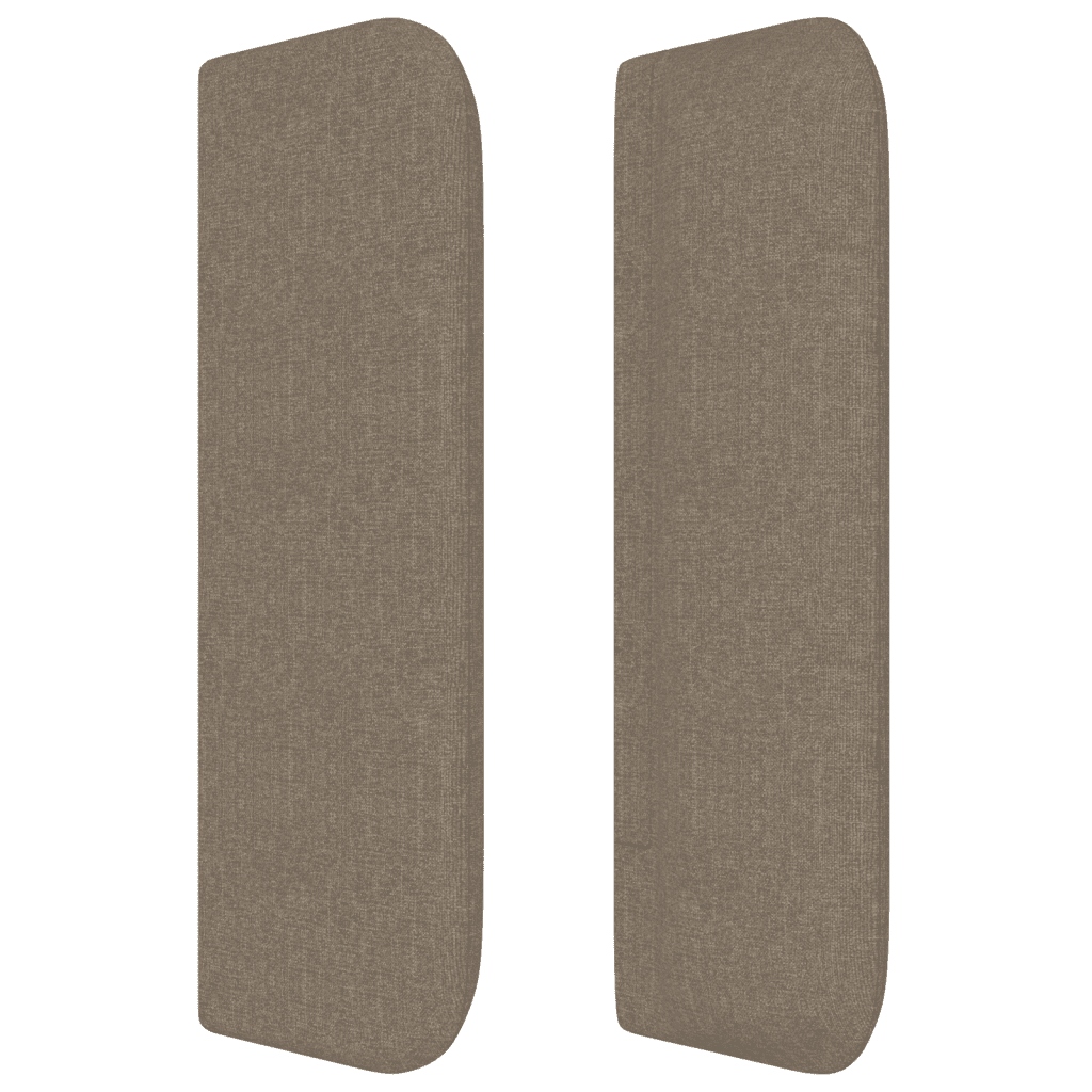 Giroletto a Molle con Materasso Tortora 140x190 cm in Tessuto