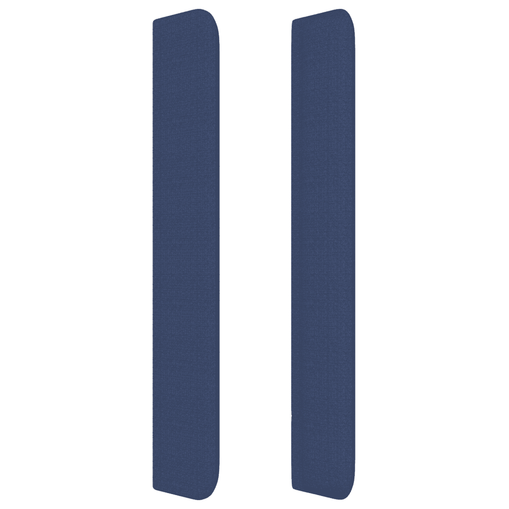 Giroletto a Molle con Materasso Blu 180x200 cm in Tessuto