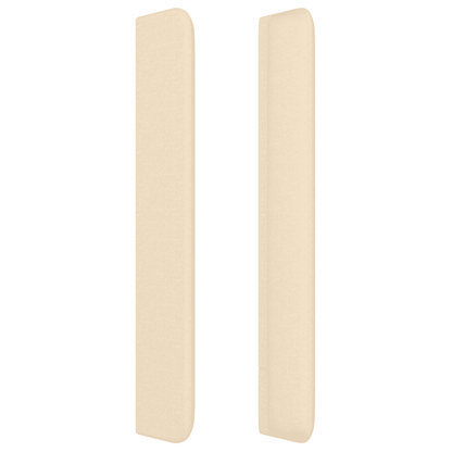Giroletto a Molle con Materasso Crema 80x200 cm inTessuto