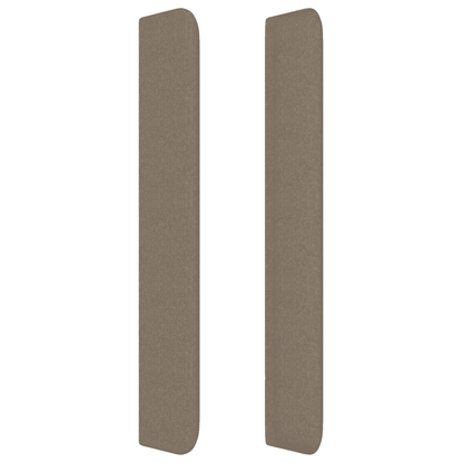 Giroletto a Molle con Materasso Tortora 90x190 cm in Tessuto
