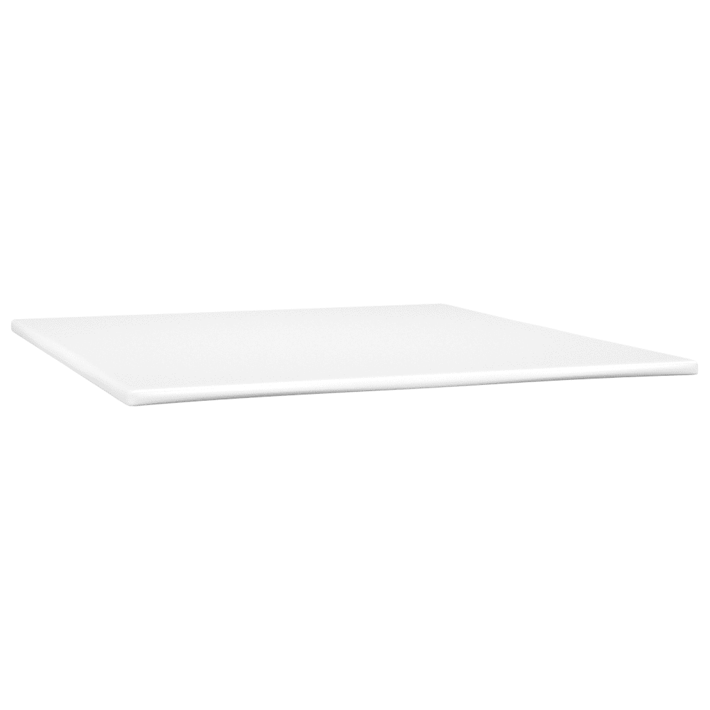 Giroletto Molle Materasso e LED Cappuccino 180x200cm Similpelle