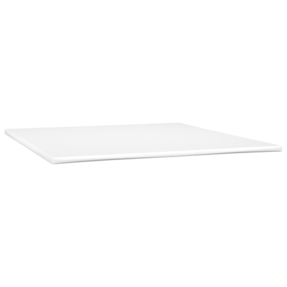 Giroletto Molle Materasso e LED Cappuccino 180x200cm Similpelle