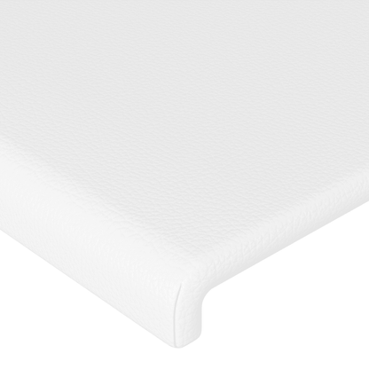 Giroletto a Molle con Materasso Bianco 100x200 cm in Similpelle | homemem39