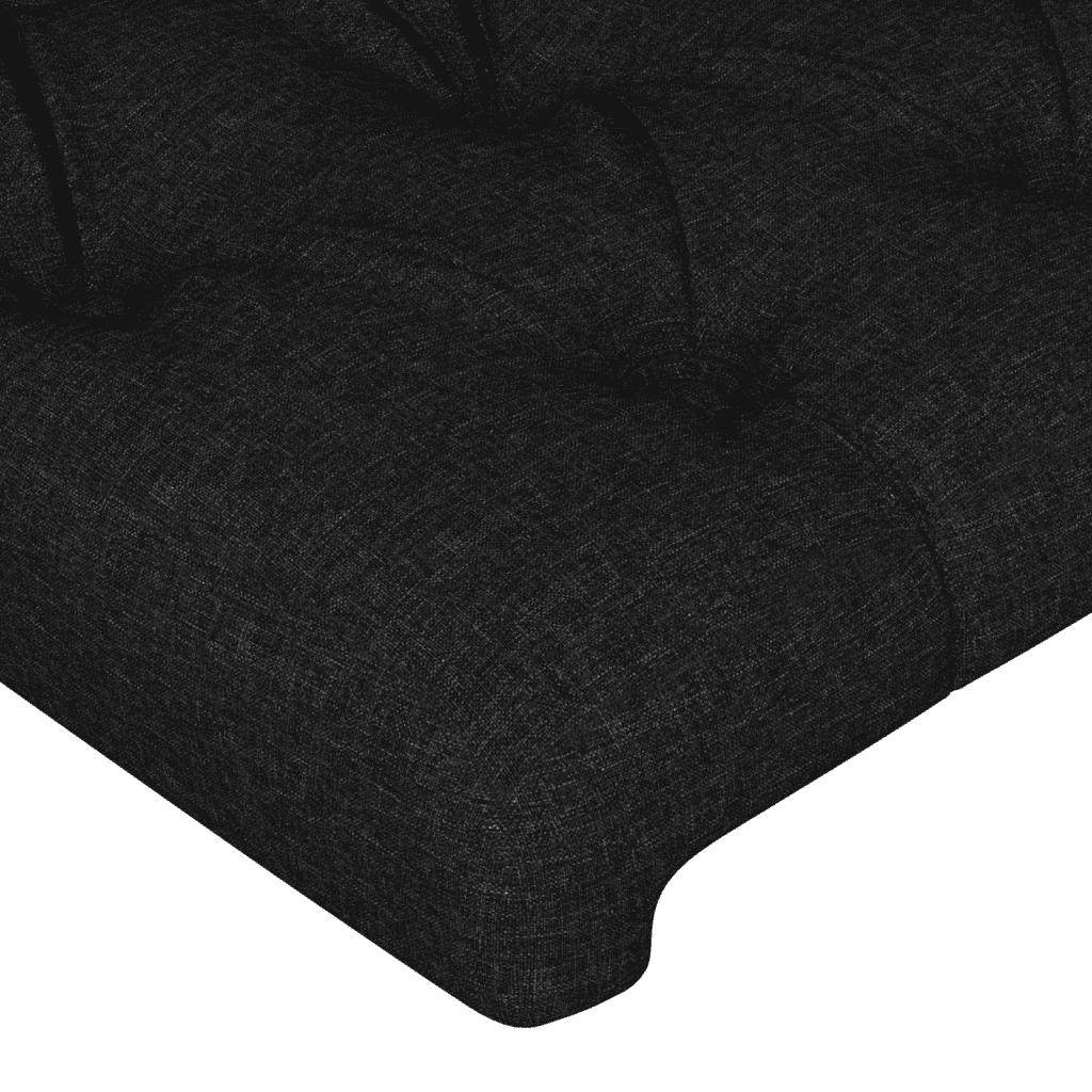Giroletto a Molle con Materasso Nero 180x200 cm in Tessuto | homemem39