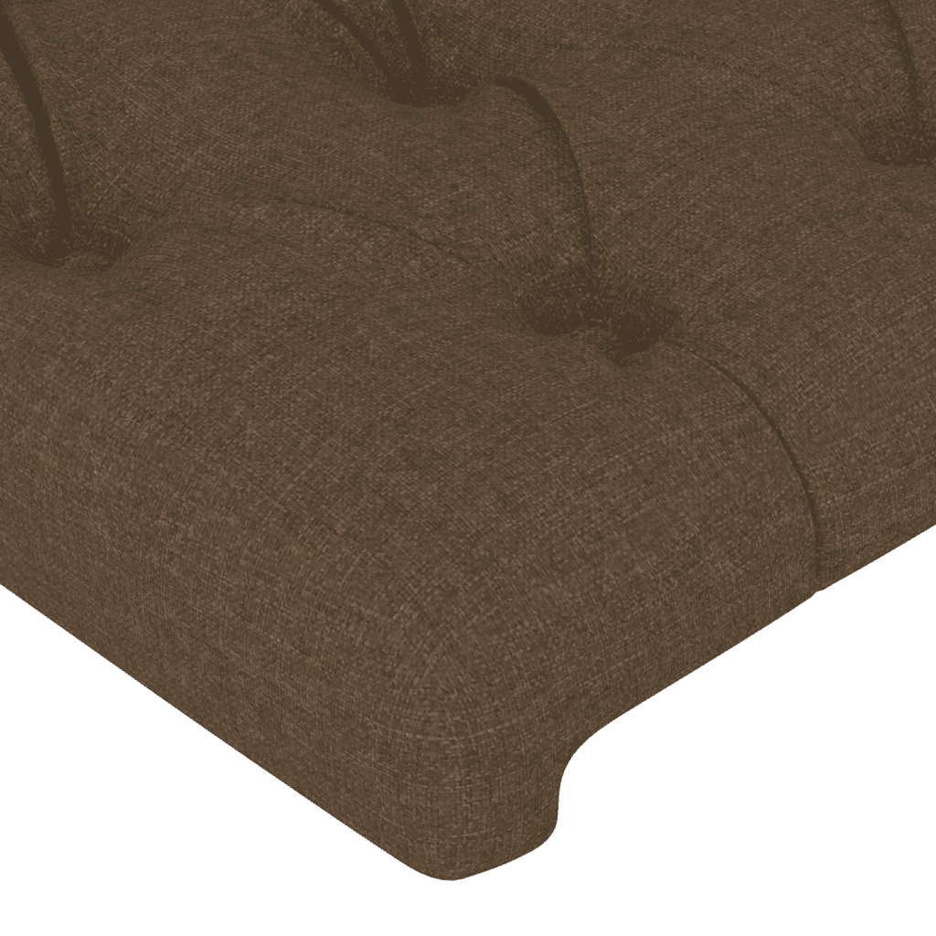 Giroletto a Molle con Materasso Marrone Scuro 80x200 cm Tessuto | homemem39