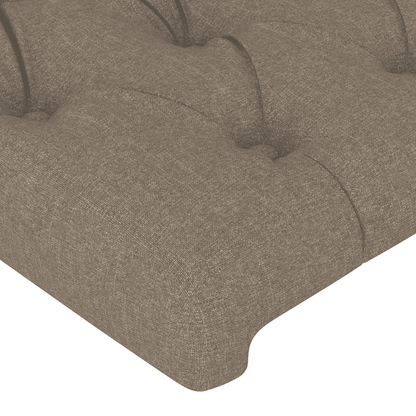 Giroletto a Molle con Materasso Tortora 90x200 cm inTessuto