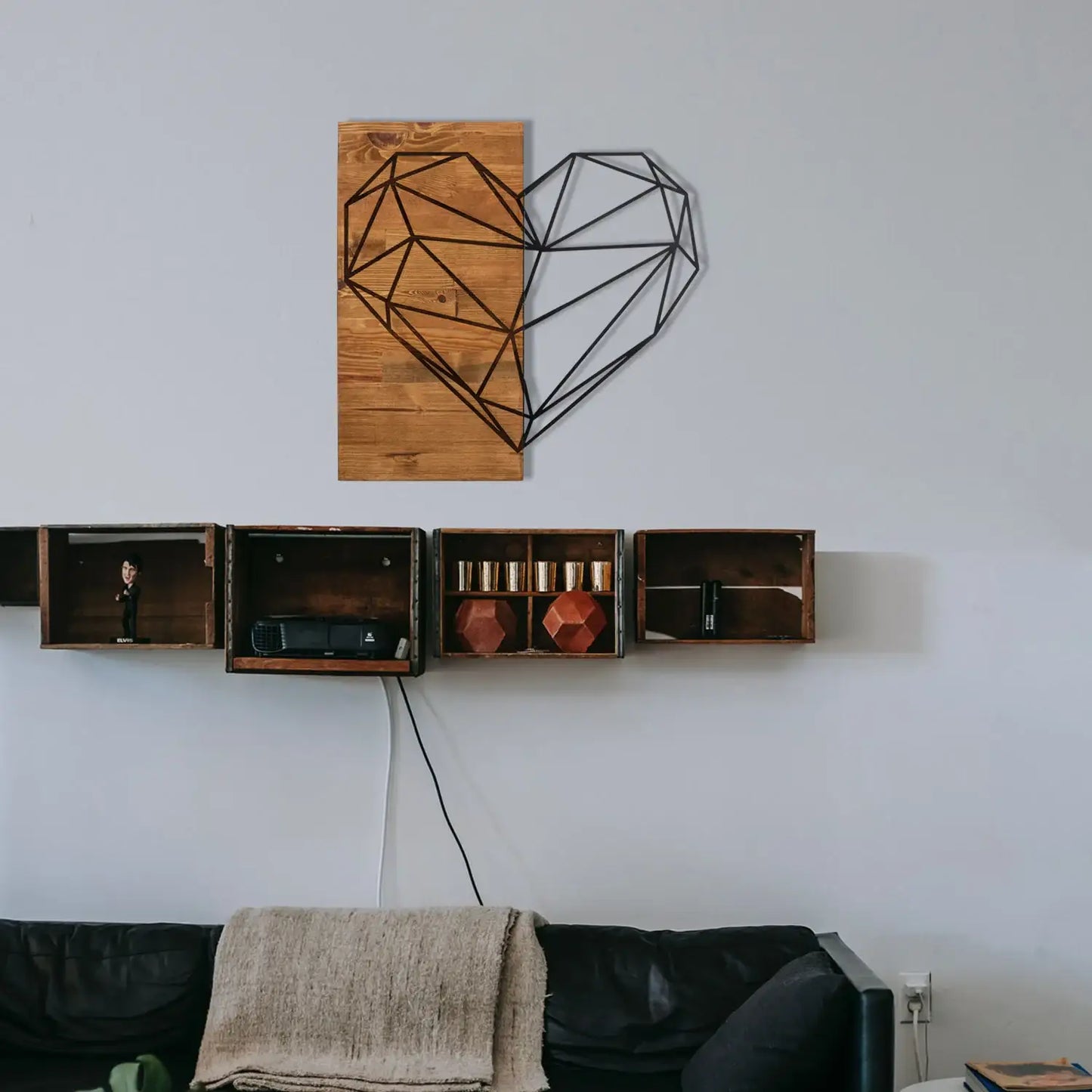 Decorative Wooden Wall Accessory - homemem39
