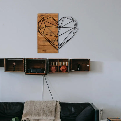 Decorative Wooden Wall Accessory - homemem39