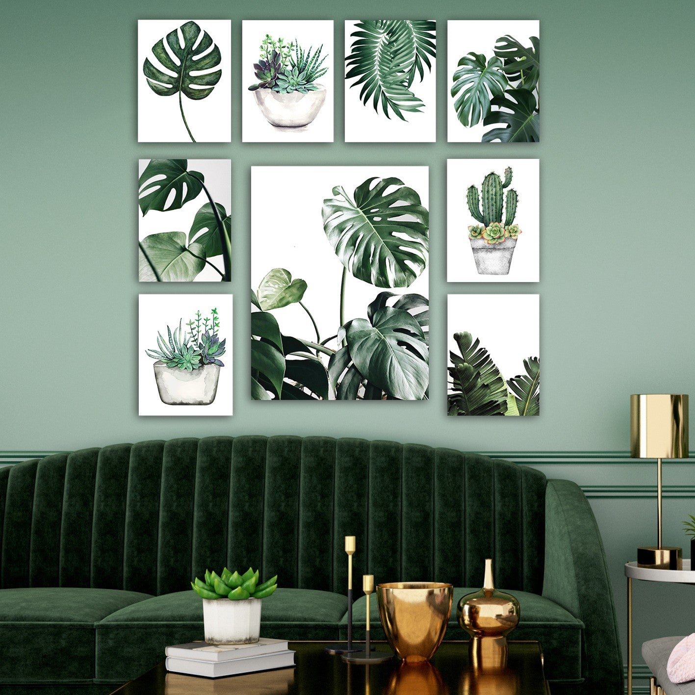 Decorative MDF Painting (9 Pieces) - homemem39