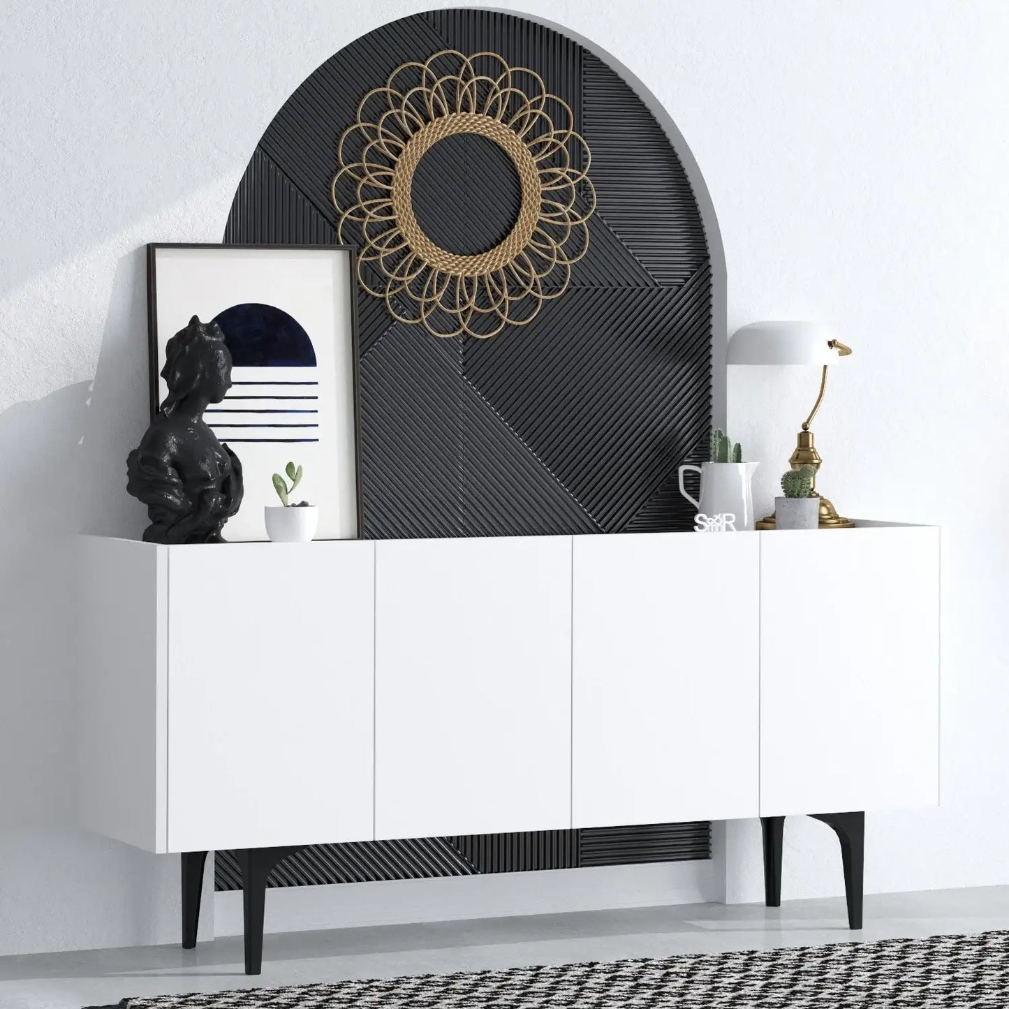 Console in Melamina Atlantic Pine - homemem39