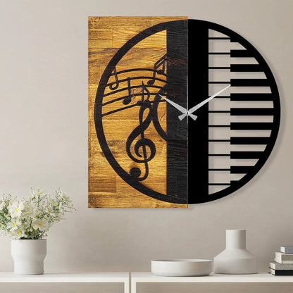 Decorative Wooden Wall Clock - homemem39