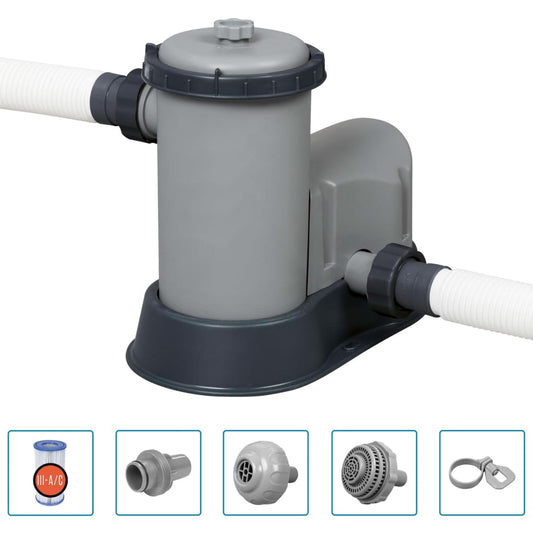 Bestway Pompa con Filtro per Piscina Flowclear 5678 L/h - homemem39