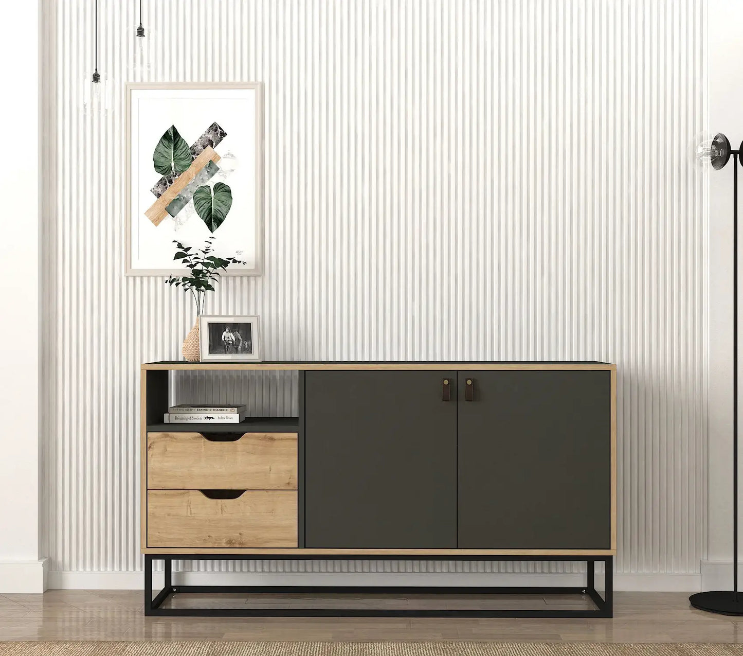 Console in Melamina Atlantic Pine - homemem39