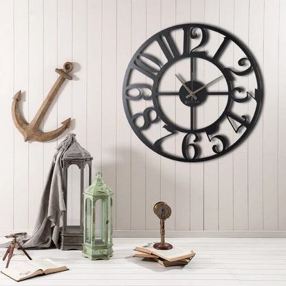 Decorative Metal Wall Clock - homemem39