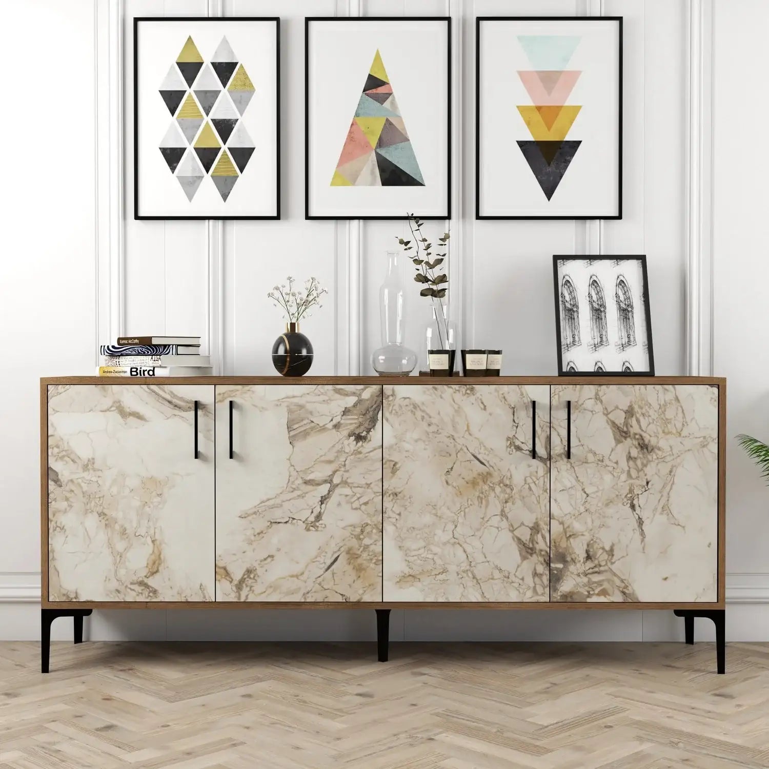 Console in Melamina Atlantic Pine - homemem39