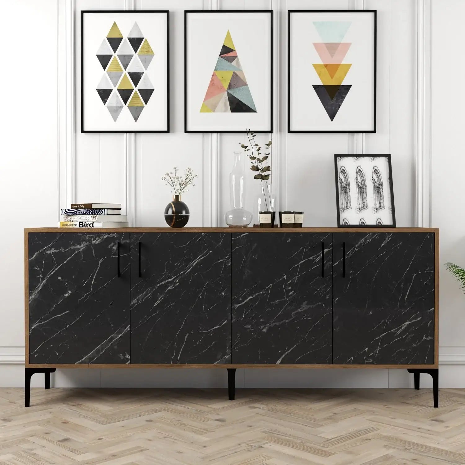 Console in Melamina Atlantic Pine - homemem39