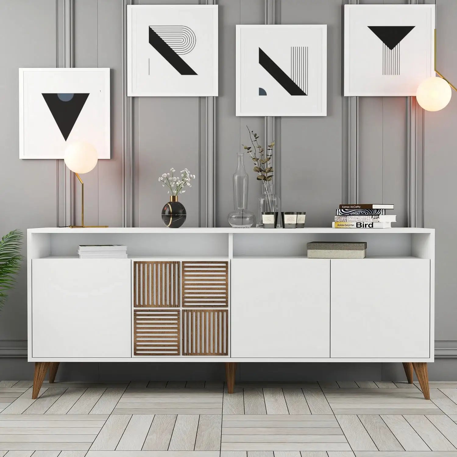 Console in Melamina Atlantic Pine - homemem39