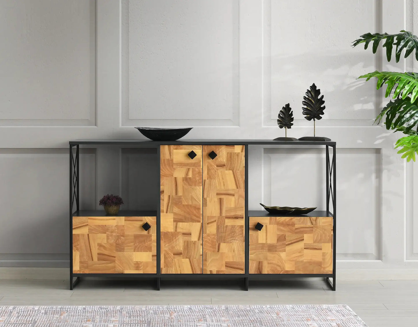 Console in Melamina Atlantic Pine - homemem39