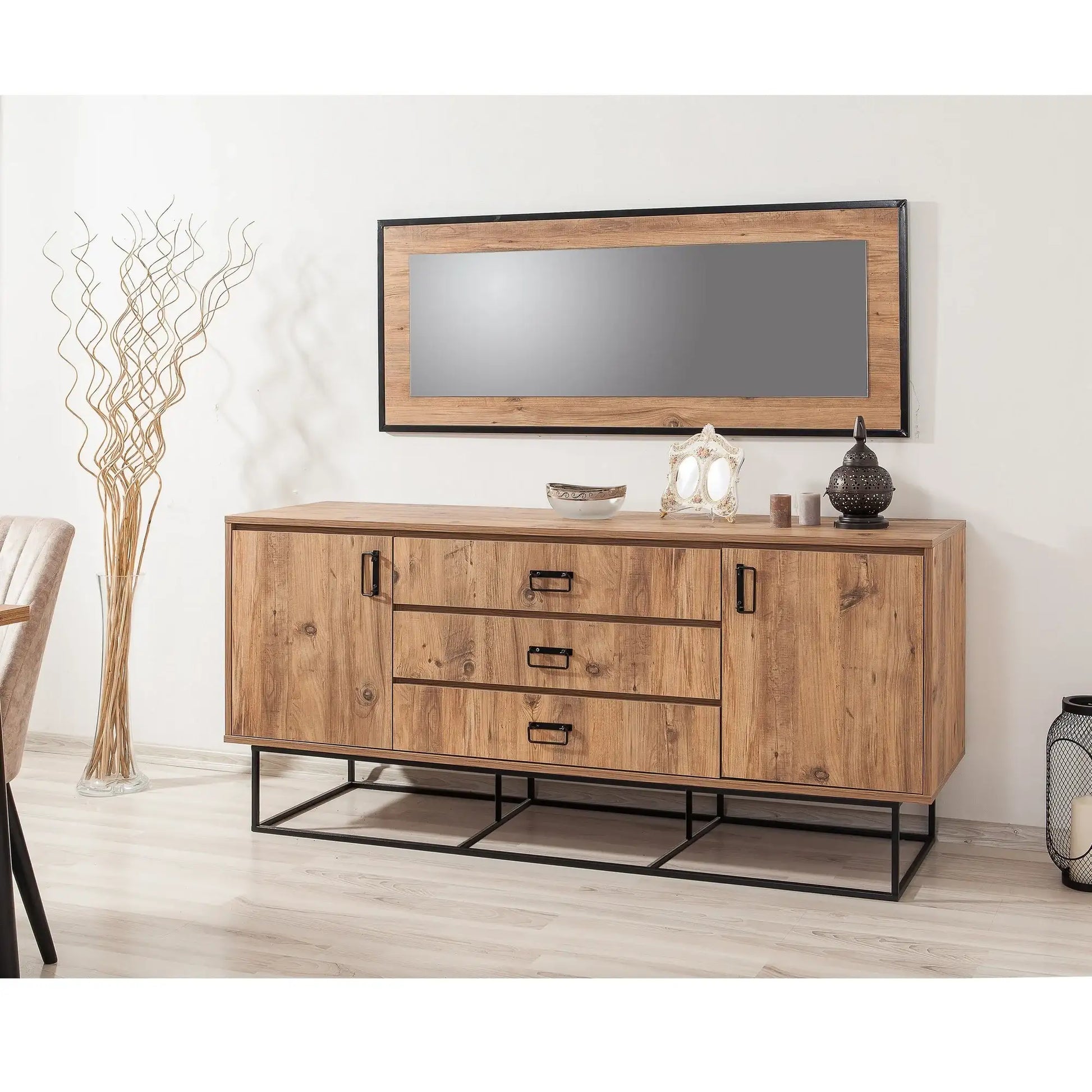Console in Melamina Atlantic Pine - homemem39