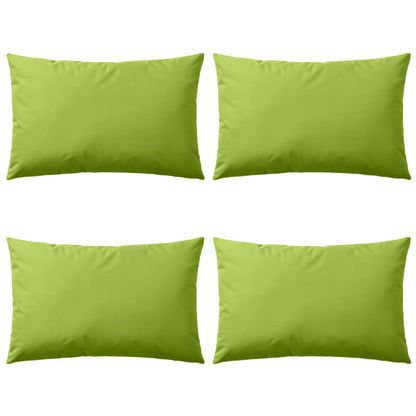 Cuscini da Esterno 4 pz 60x40 cm Verde Mela - homemem39