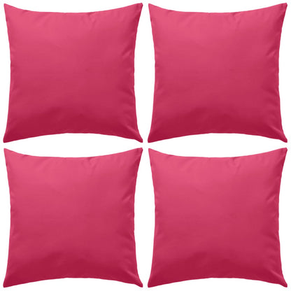 Cuscini da Esterno 4 pz 45x45 cm Rosa - homemem39