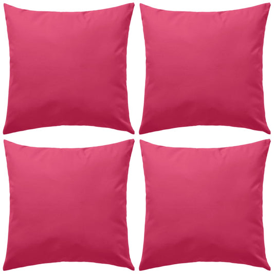 Cuscini da Esterno 4 pz 45x45 cm Rosa - homemem39