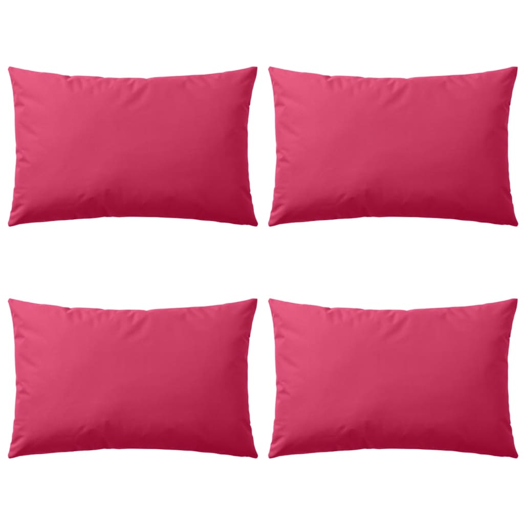 Cuscini da Esterno 4 pz 60x40 cm Rosa - homemem39