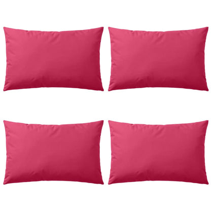 Cuscini da Esterno 4 pz 60x40 cm Rosa - homemem39