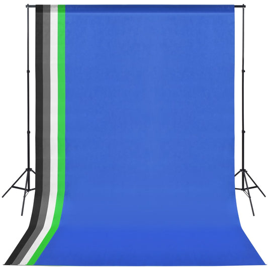 Kit Studio Fotografico 5 Scenari Colorati e Sostegno Regolabile - homemem39