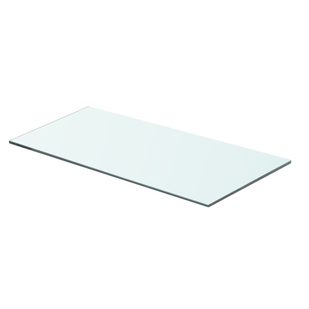 Mensola in Vetro Trasparente 60x25 cm - homemem39