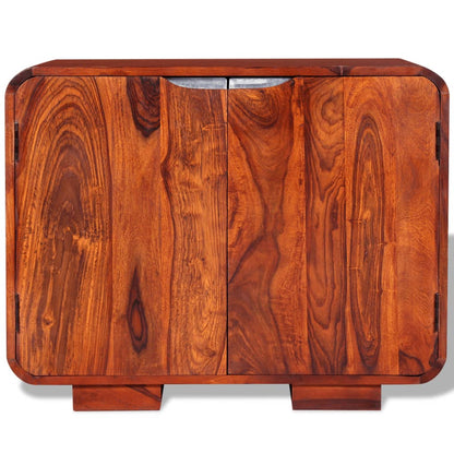 Credenza in Legno Massello di Sheesham 75x35x60 cm - homemem39