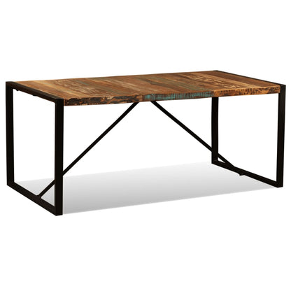Tavolo da Pranzo in Legno Massello Anticato 180 cm - homemem39