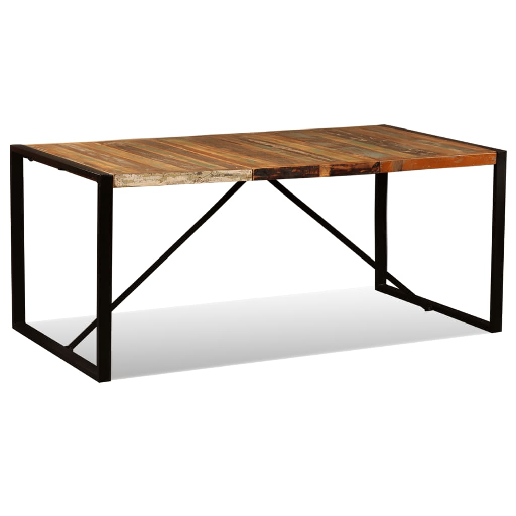 Tavolo da Pranzo in Legno Massello Anticato 180 cm - homemem39