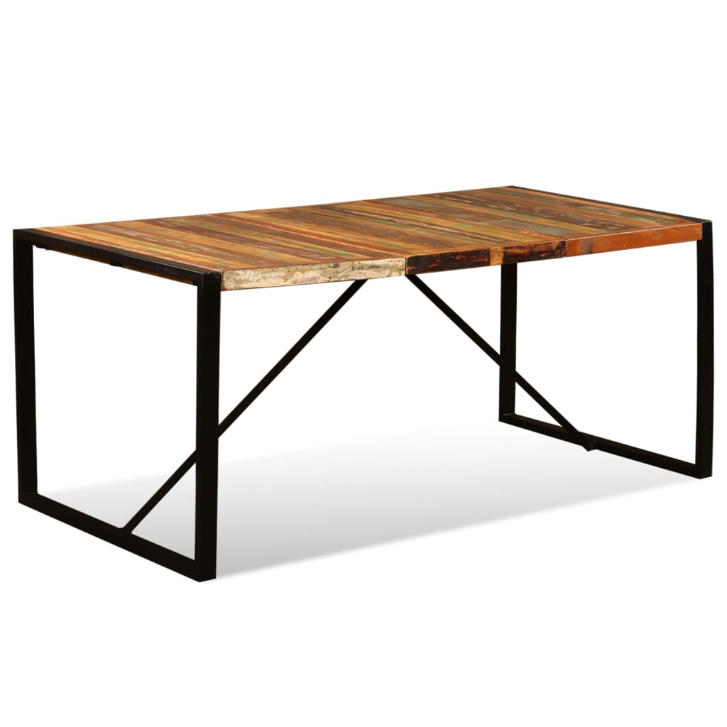 Tavolo da Pranzo in Legno Massello Anticato 180 cm - homemem39