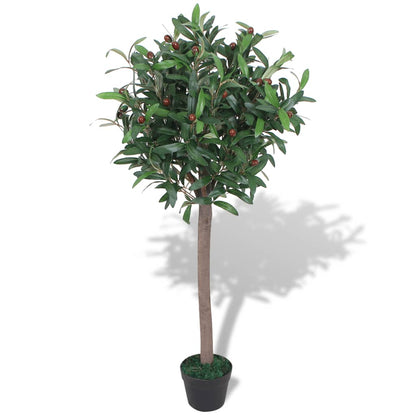Albero di Alloro Pianta Artificiale con Vaso 120 cm Verde - homemem39