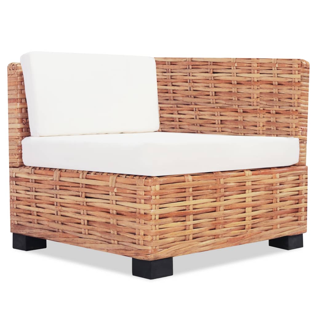 Set Divano 14 pz in Rattan Naturale - homemem39