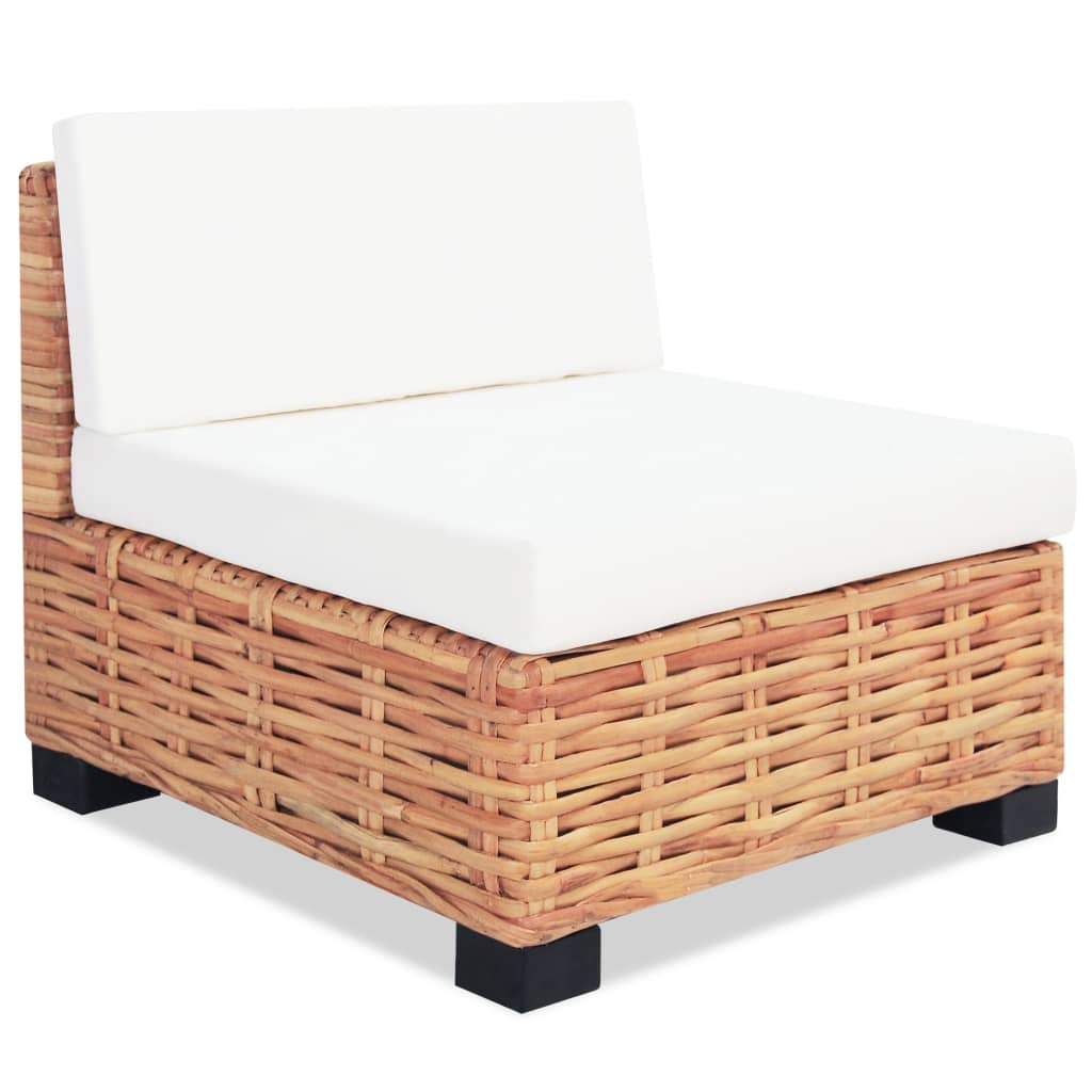 Set Divano 14 pz in Rattan Naturale - homemem39