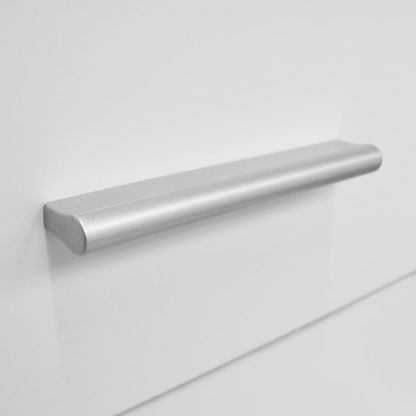 Cassettiera in Truciolato 71x35x106 cm Bianca - homemem39