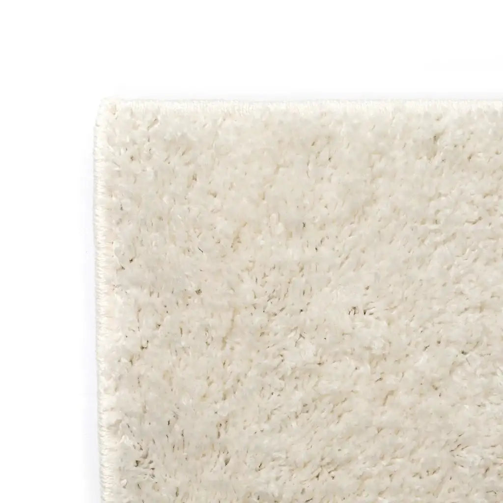 Tappeto Shaggy a Pelo Lungo 120x170 cm Crema - homemem39