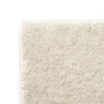 Tappeto Shaggy a Pelo Lungo 120x170 cm Crema - homemem39