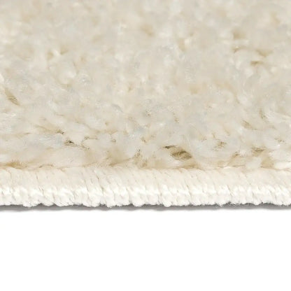 Tappeto Shaggy a Pelo Lungo 120x170 cm Crema - homemem39