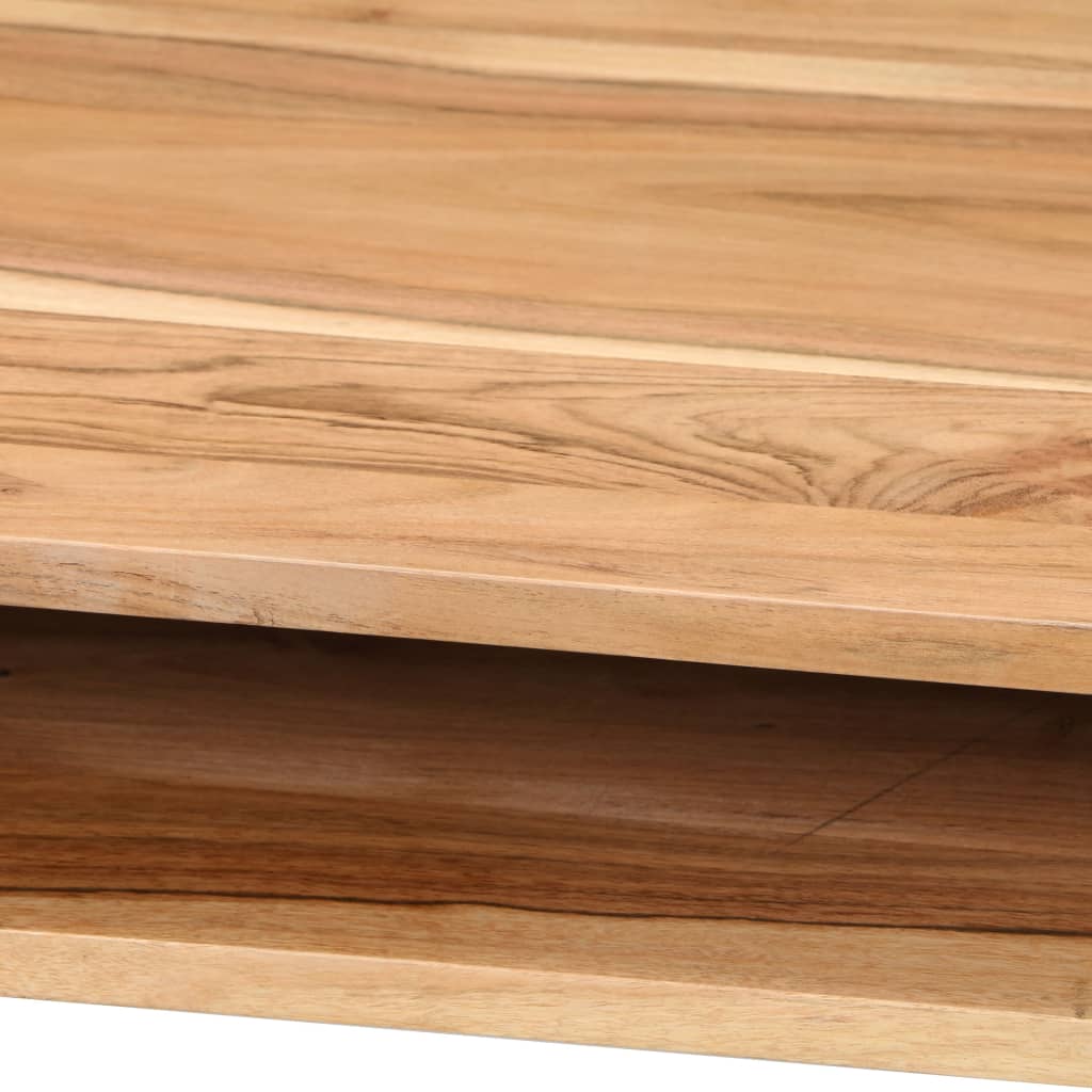 vidaXL Scrittoio in Legno Massello di Acacia 118x45x76 cm - homemem39
