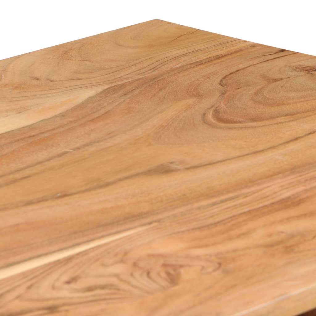 vidaXL Scrittoio in Legno Massello di Acacia 118x45x76 cm - homemem39