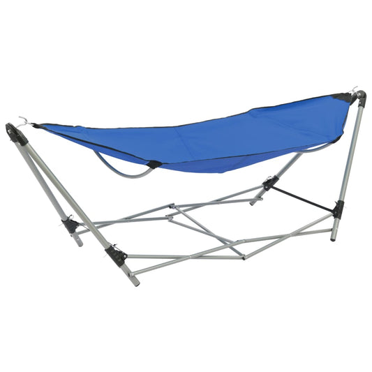Amaca con Supporto Pieghevole Blu - homemem39