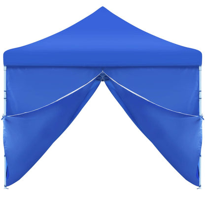 Tenda Pieghevole Pop-Up con 8 Pareti Laterali 3x9 m Blu - homemem39
